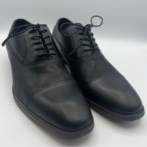 Steve Madden Proctor Cap Toe Oxford Dress Shoes Men’s Size 7 Black Leather